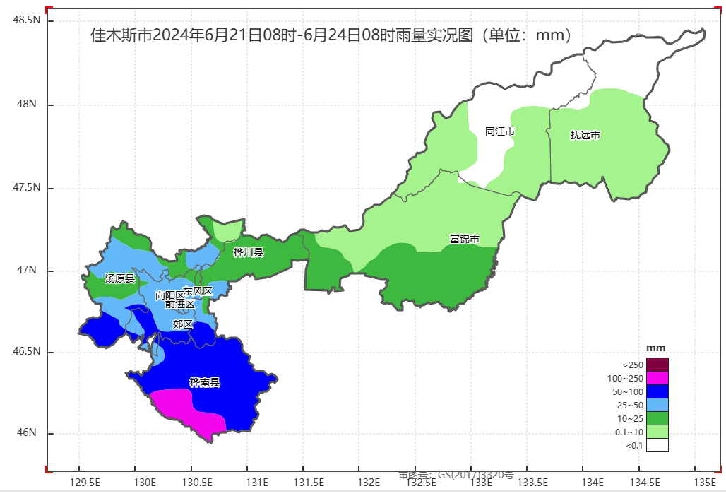 2024年6月21-24日降雨天气过程分析(图1)